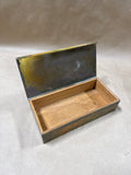 Rectangle Brass Box Lined With Wood — Bradley Hubbard
