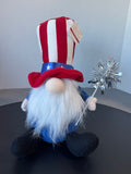 Ashland Patriotic Plush Gnome with Fireworks (2 AVAILABLE—PRICED INDIVIDUALLY AT $10 EACH)