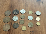 F-Assorted Foreign Coins, 16 pc