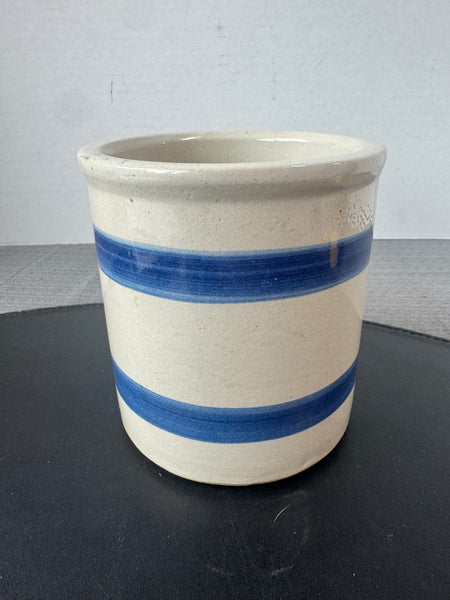 Robinson Ransbottom Pottery Striped Crock