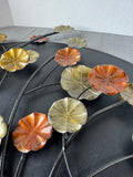 Pinwheel Flower Bouquet Metal Wall Art