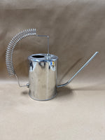 Chrome Watering Can With Spiral Handle