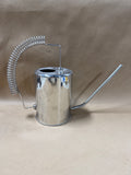 Chrome Watering Can With Spiral Handle