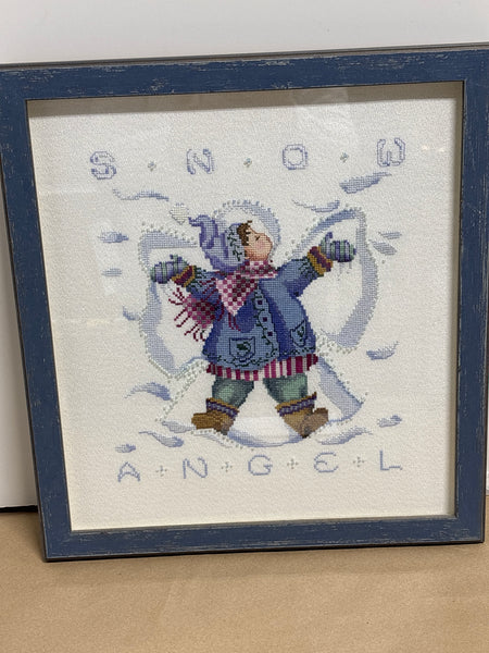 Cross Stitch Snow Angel - A