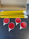 20-Piece Expandable Reflector Stakes Set in Box