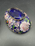 Cloisonné Pineapple Floral Trinket Dish