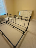 King Metal Bed with Metal Bed Frame