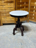 Petite Marble Top Stand/Side Table