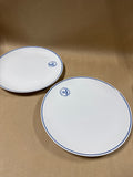 Royal Copenhagen Blue Fluted Dinner Plates #735 - Set Of 4 (G)