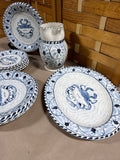 10-Piece Dovis Design Blue Crab Bay Dinnerware