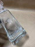 Oil And Vinegar Clear Glass Jar With Sterling Silver Top