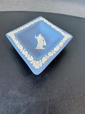 (A) Wedgwood Blue Jasperware Diamond Trinket Tray