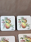 Lenox Williamsburg Pear Corkback Coasters - Set Of 4 - (A)