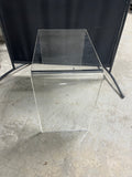 Lucite Side Table