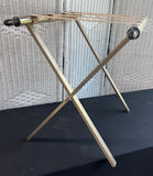 Brass Vintage Folding Luggage Rack