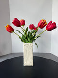 Faux Tulips in Williamsburg Global Views Ceramic Vase