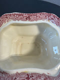 (BB) Mason’s England Vista Pink China Lidded Sauce Boat
