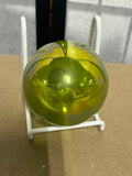 Chartreuse/Yellowish Green Glass Ornament A