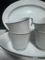 6-Piece Crown Lancaster Japan Victorian Rose China Set