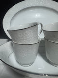 6-Piece Crown Lancaster Japan Victorian Rose China Set
