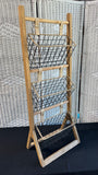 Farmhouse Style 3-Tier Hanging Basket Standing Organizer