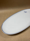 Royal Copenhagen Blue Fluted First Quality Plain Oval Serving Platter #359 (B)
