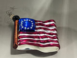 Flag Glass Ornament
