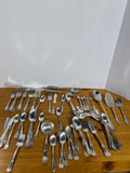 Assorted Roger’s And Son & Others Flatware With Case - 80 Pieces