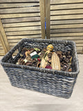 Basket Of Primitive Natural Holiday Potpourri