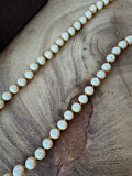 Champagne Faux Pearl Vintage Beaded Necklace