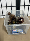 Brown Tone Ornament Lot