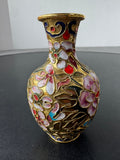 Floral Cloisonné Vintage Bud Vase