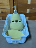 Yellow Wamsutta Ceramic Bath Accessories, 3 pc
