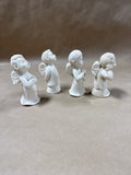 Set Of 4 Angel Boys Christmas Singing Choir