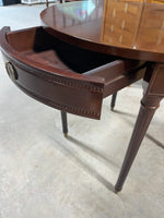Round Accent Table with Drawer