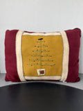 Folk Style Felt Christmas Tree Throw Pillow (A)