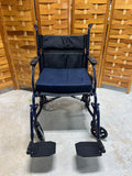 Compass Health Brands Corp Carex Transport Wheel Chair with Foot Supports