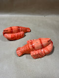 Red Lobster Pair Of Salt And Pepper Shakers