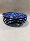 Bennington Pottery Blue Agate Plates #1629 - Set Of 5 (G) // 2 Sets Available // PRICED INDIVIDUALLY
