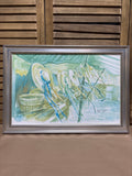 Colonial Williamsburg Market Artist Proof #1 Print by Margaret H. Webster; Signed