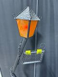 Halloween Flickering Lightpost Lamp WORKS