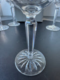 4-Piece Waterford Crystal Lismore Hock Wine Glasses in Box (A)