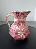 (MM) Mason’s England Vista Pink China 32oz Hydra Jug (2 AVAILABLE—PRICED INDIVIDUALLY AT $35 EACH)