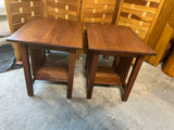 Mission Style Ends Tables, Set of 2/Pair