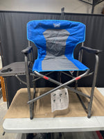 Timber Ridge Folding Canvas Chair w/Collapsible Side Tray