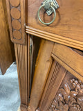 Antique Buffet with Carved Accents ***HEAVY ITEM***READ DETAILS ON PICK UP POLICY*** Read Description of item carefully***