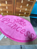 Pair of Princess Bath Rugs in Purple Canvas Tote