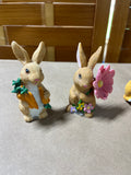 Bunny/Easter Figurine Lot, 6 pc