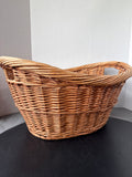 Oval Wicker Basket With Handles