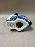 Boleslawiec Polish Pottery Blue White Rabbit